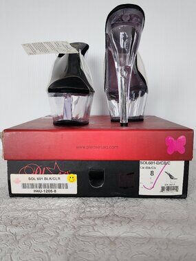 H4U-1205  Pleaser 601 Clear with "Springolator"
